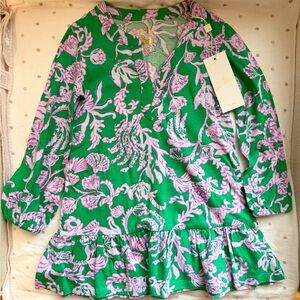 Lilly Pulitzer Girl XS (2-3T) Brazilian Green Dress